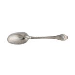 A Queen Anne Britannia standard silver tablespoon, London 1702 by Thomas Allan (reg. April 1697)