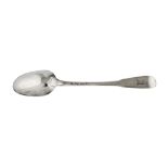 A Louis XVI French silver basting or ragout spoon, Paris 1778 by Pierre Nicholas Somme (first reg.