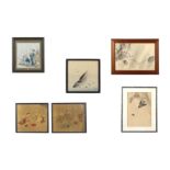 A collection of Japanese paintings and prints