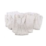 A collection of Victorian christening robes