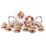 A Russian USSR Lomonsov 53 piece tea service, 'Spring Folk',