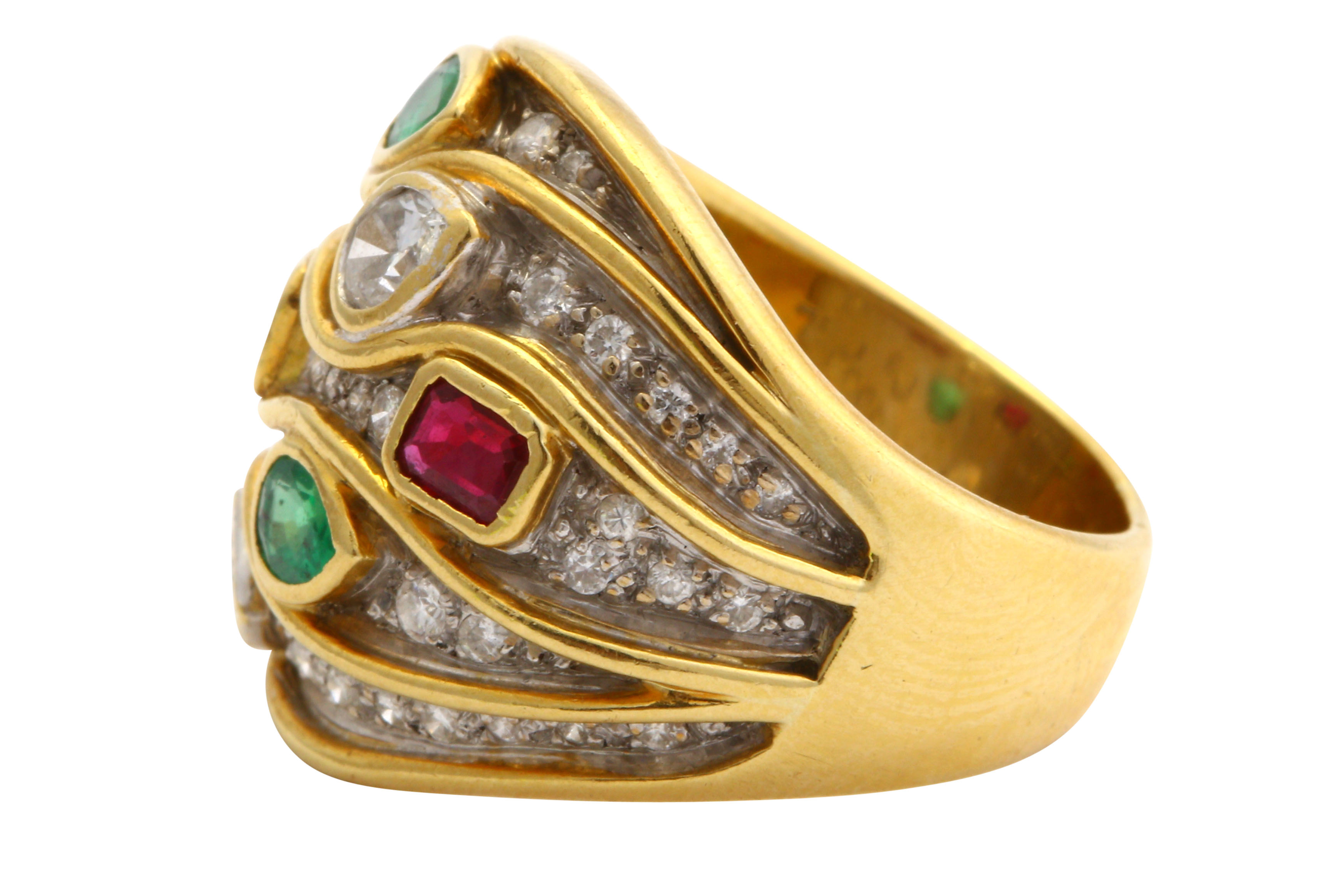 A gem-set ring - Image 2 of 2