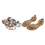 Two Pairs of Sandals - Size 37