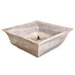 AN INDIAN MARBLE FOUNTAIN BASIN