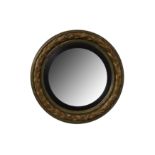 A Regency convex wall mirror