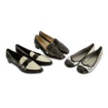 Three Pairs of Prada Shoes - Size 40 and 40.5