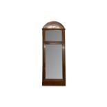 A 19th century Danish mahogany pier glass