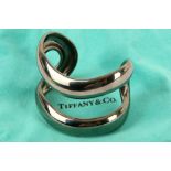 A blackened silver cuff, by Elsa Peretti for Tiffany & Co.