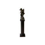 A 19th Century style bronze figural group of children