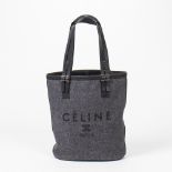 Celine Grey Wool Tote