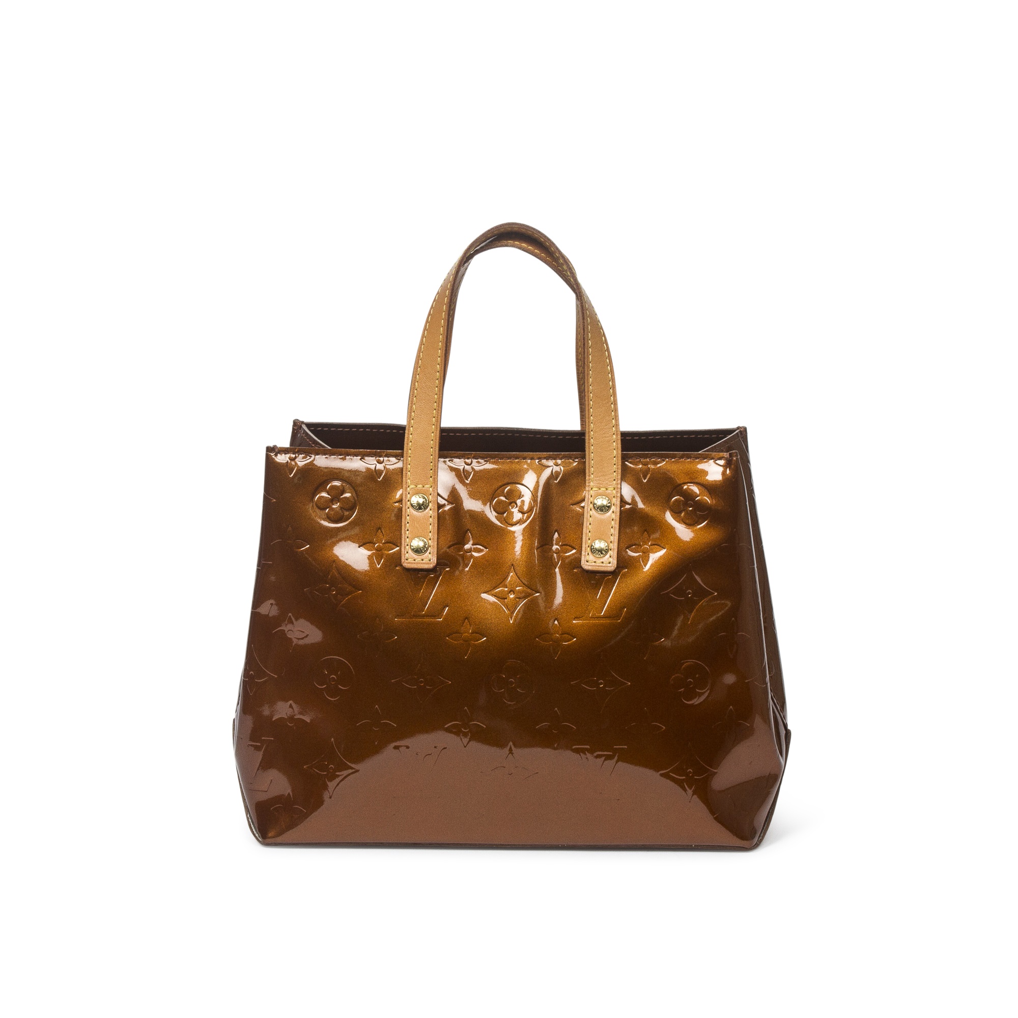 Louis Vuitton Bronze Monogram Vernis Reade PM - Image 2 of 3