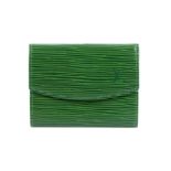 Louis Vuitton Green Epi Coin Purse