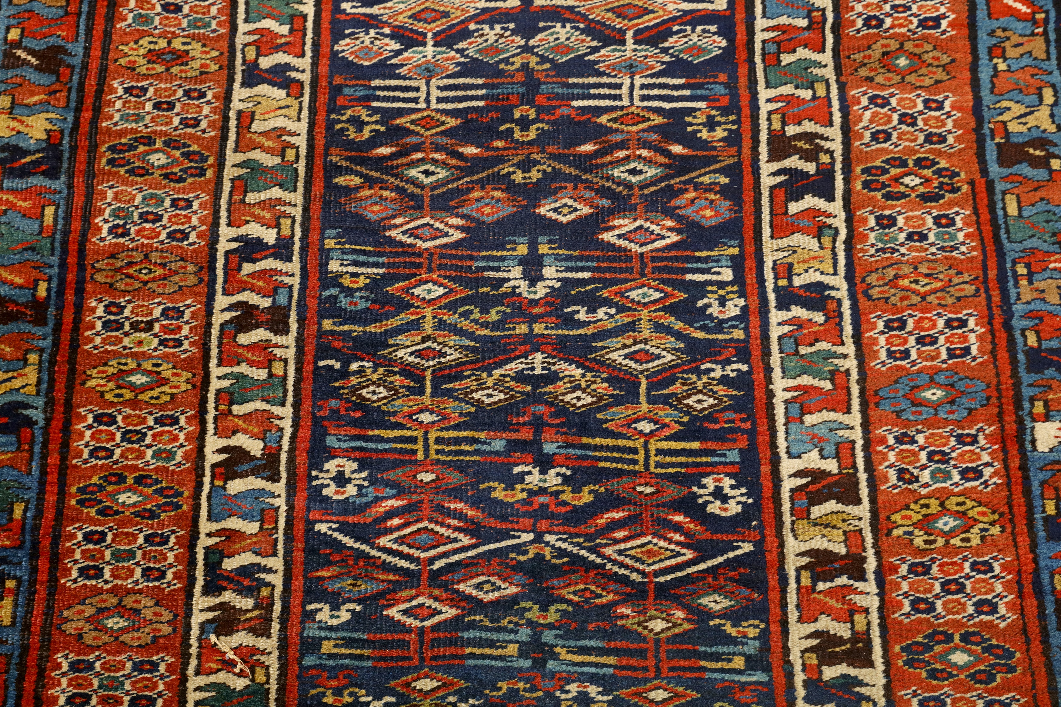 AN ANTIQUE NORTH-WEST PERSIAN RUNNER - Image 3 of 7