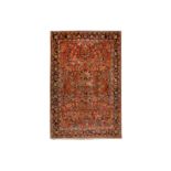 AN ANTIQUE SAROUK RUG, WEST PERSIA