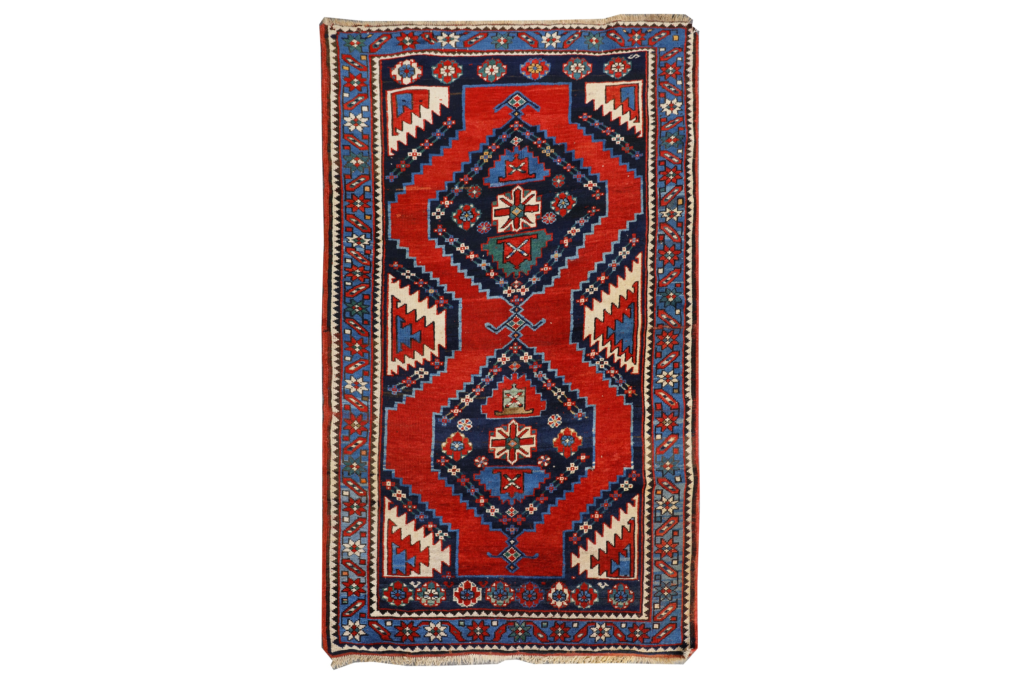 A FINE KAZAK RUG, SOUTH CAUCASUS