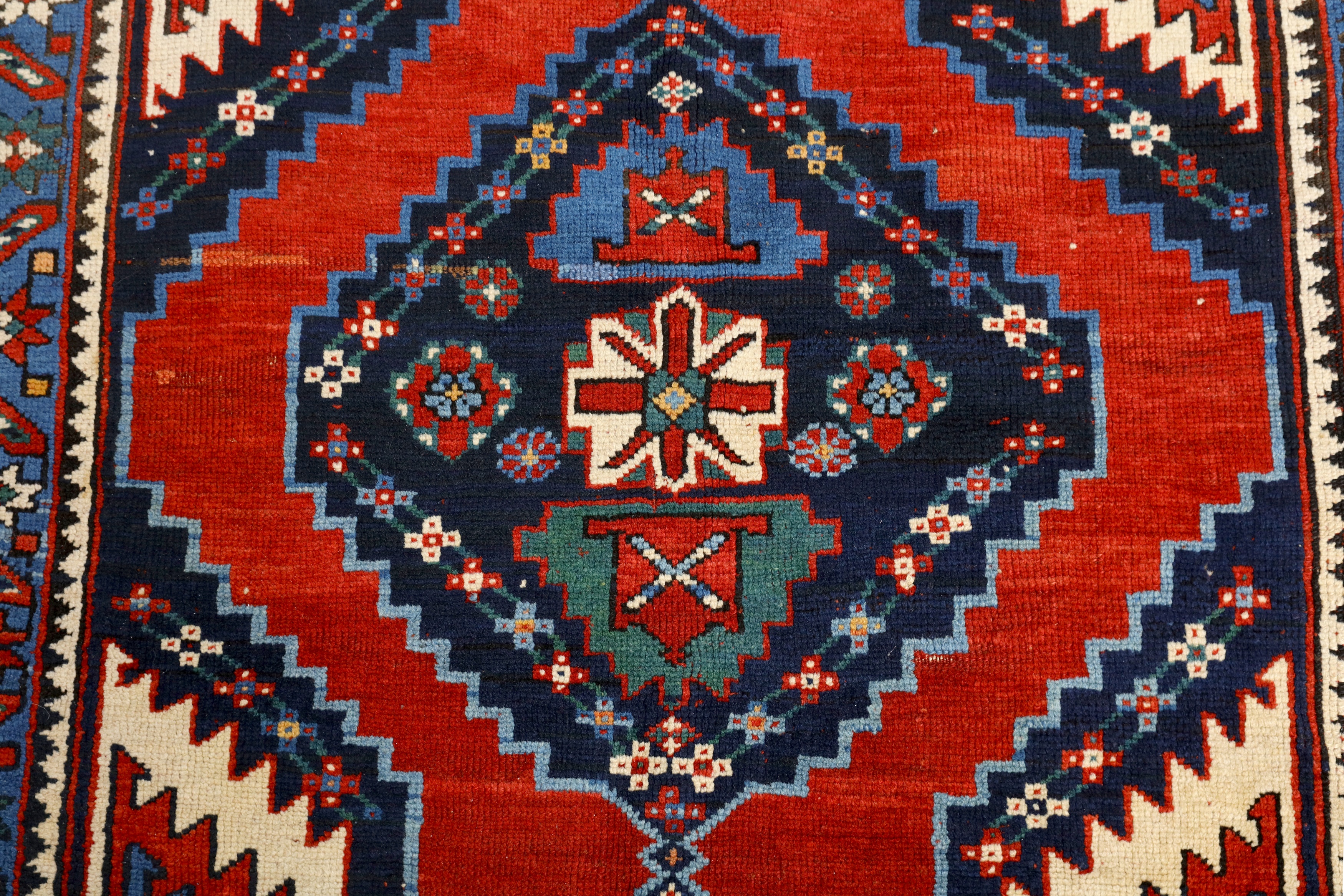 A FINE KAZAK RUG, SOUTH CAUCASUS - Image 3 of 7