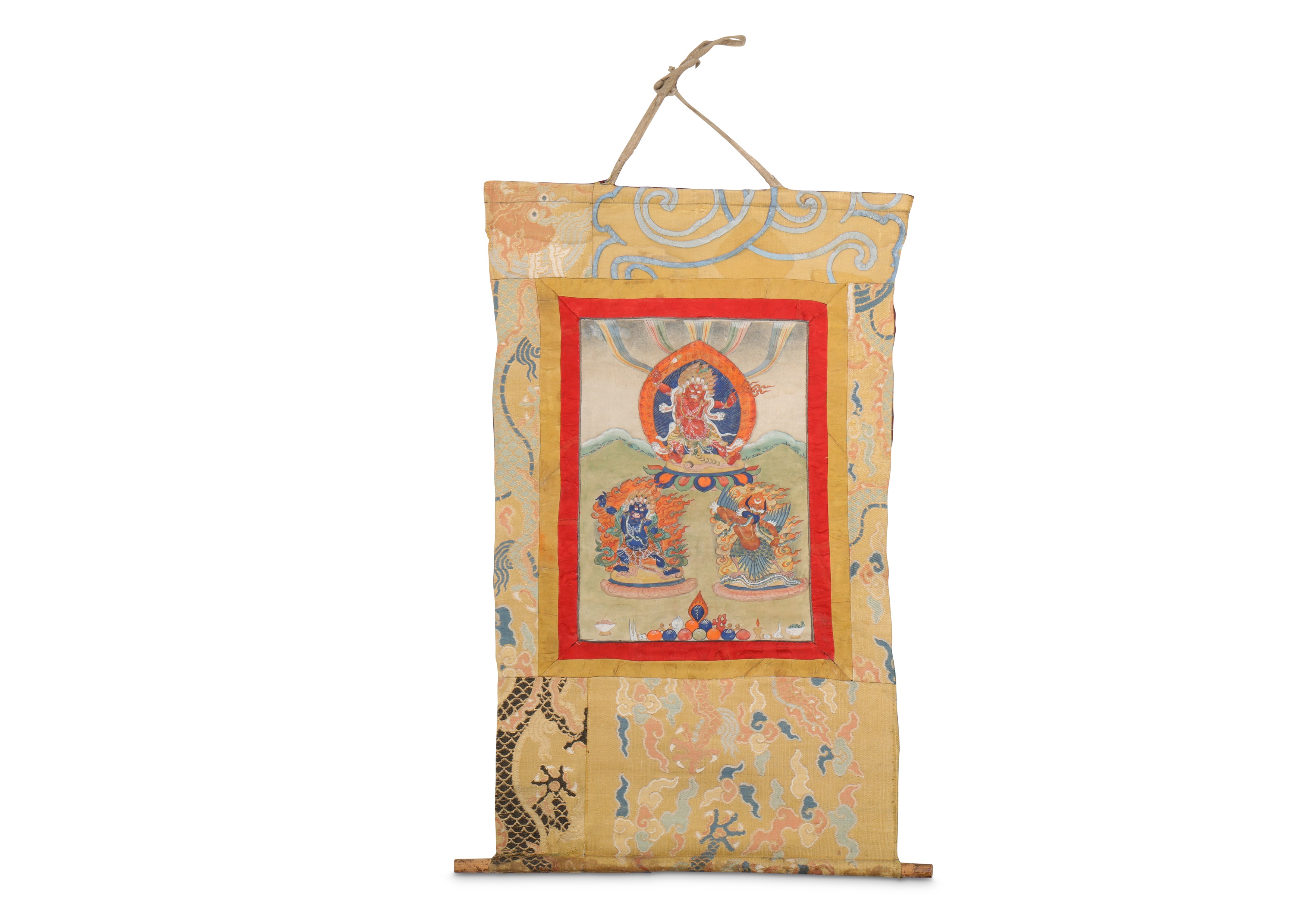 A TIBETAN THANGKA.