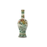 A CHINESE FAMILLE VERTE 'LIU HAI' VASE.