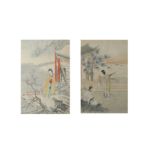 A PAIR OF CHINESE PAINTINGS.