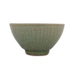 A CHINESE CELADON-GLAZED BOWL.