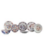A COLLECTION OF EIGHT CHINESE IMARI PIECES.