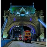 Christmas lights tour for forty on a Routemaster London bus