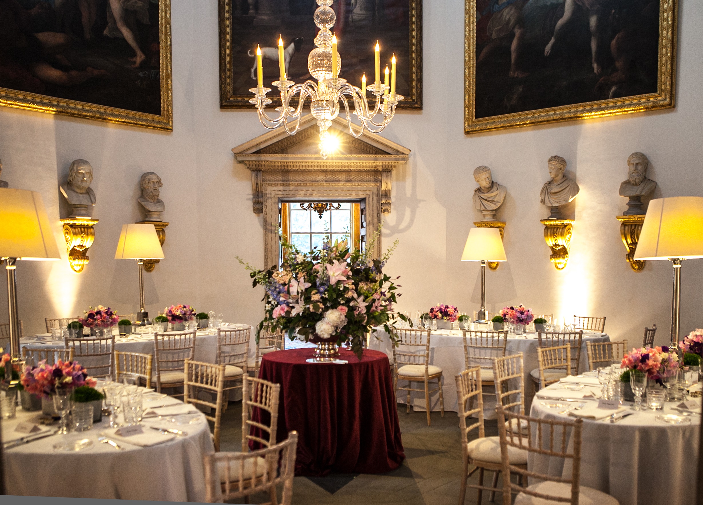 Dinner in Chiswick House for sixteen