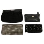 Giuseppe Zanotti, Jimmy Choo and Zafi Alexander Black Clutch Bags