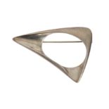 A silver brooch, by Henning Koppel for Georg Jensen, 1972-73