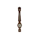 A 19th century mahogany cased wheel barometer by R. D. Gant of Woodbridge