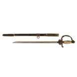 A late 19th Century Austrian court sword and scabbard