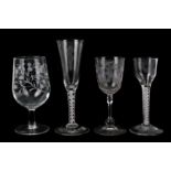 Two 18th Century drinking glasses