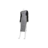 Jean Paul Gaultier Femme Navy Striped Dress - size 42