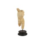 A 19th to early 20th Century alabaster sculpture