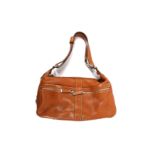 Tod's Tan Leather Miky Nomade Shoulder Bag