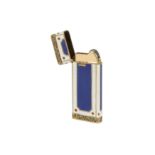 An Italian 1970s 18ct gold and enamel lighter