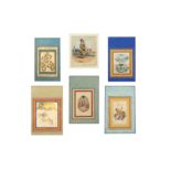 A collection of Mugal revival framed works