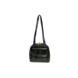 Gucci Black Leather Shoulder Bag