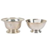 Two Amercan sterling silver bowls