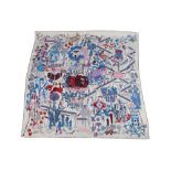 Hermes 'Le Potager Extraordinaire' Silk Scarf