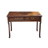 A Chinese hardwood writing table