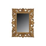 Two giltwood framed mirrors