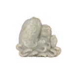 After the Antique, a late 20th Century Chinese carved jade figure