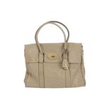 Mulberry Stone Ostrich Bayswater Bag