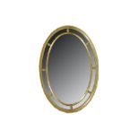 A George III style giltwood mirror,