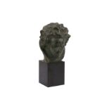 Ganu Gantcheff (1885-1950), a bronze bust of Beethoven