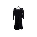 Louis Vuitton Black and Blue Knitted Dress - Size L