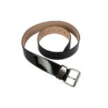 Dolce & Gabbana Black Patent Belt - Size 100