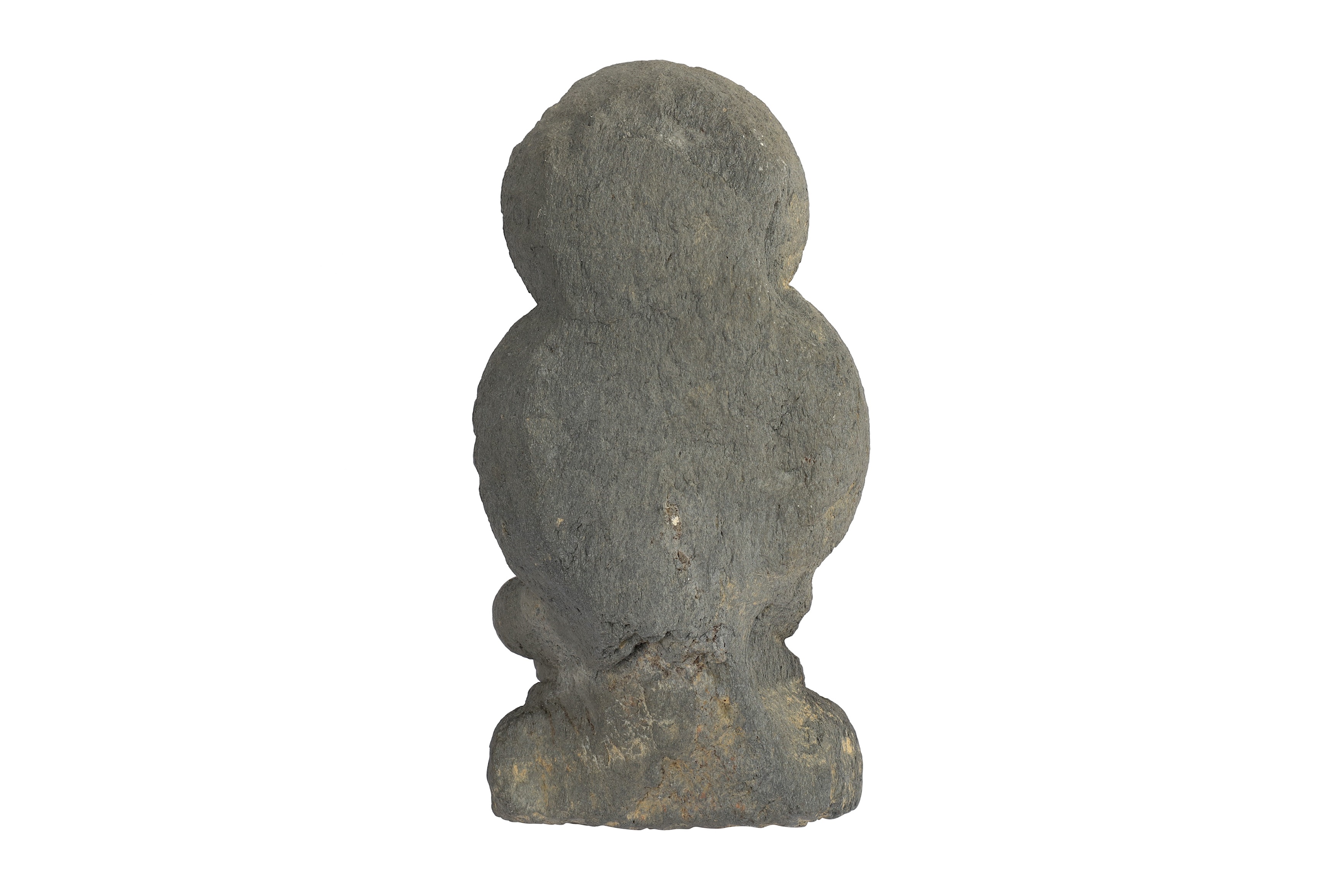 A GREY SCHIST HALOED BODHISATTVA IN MEDITATION - Image 2 of 4