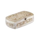 λ A DELICATE SMALL MOTHER-OF-PEARL OPENWORK BOX